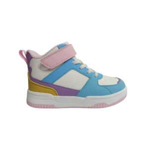 Paco Jnr Hi Top Blupnk 251023 Childrens Shoes